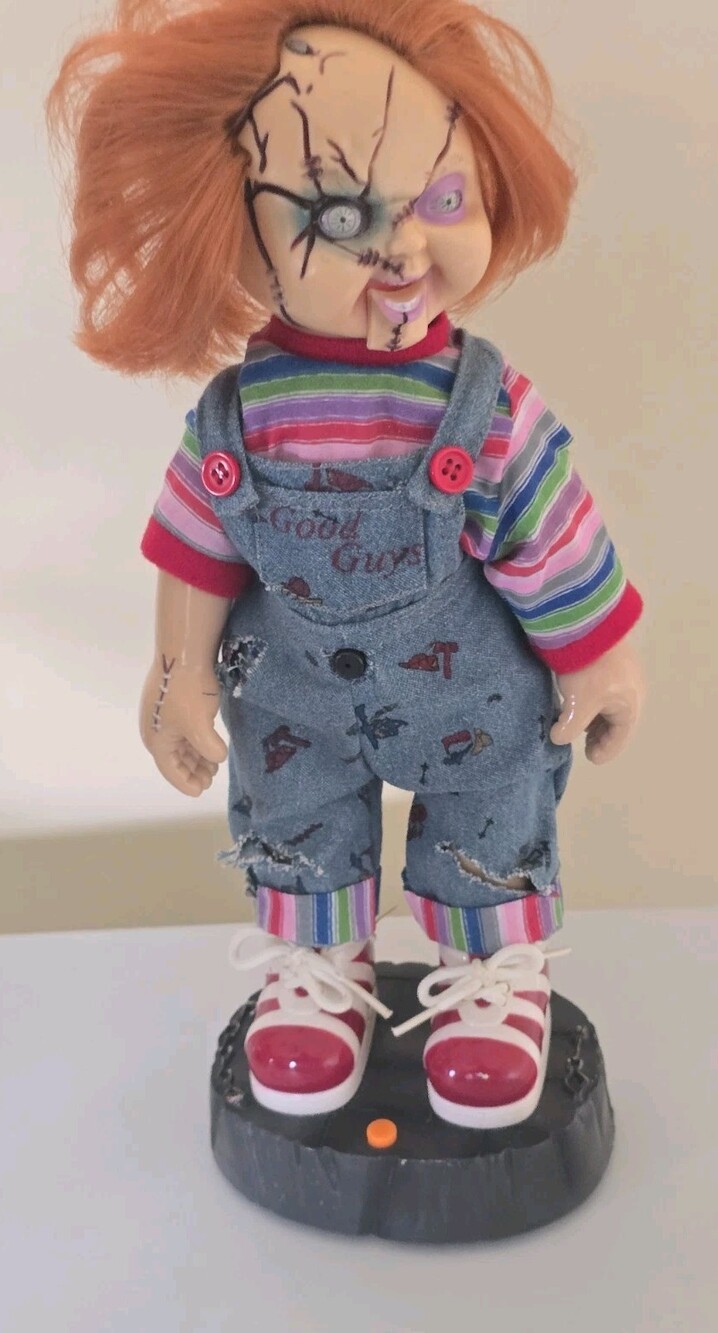 Bride Of Chucky { Gemmy Animated & Activated Chucky Doll } Tested And Works